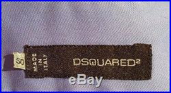 100% DSQUARED2 Mens Blue Boy Scout Patches Short Sleeve Casual Shirt 50/L