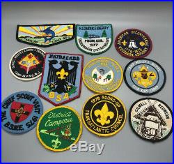 11 Vintage BSA Boy Scout Patch Lot Most circa 70s Germany Rhineland Gilwell