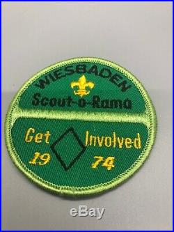 12 Vintage BSA Boy Scout Patch Lot Most circa 70s-80s Tonkawa Germany