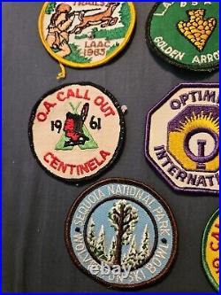 13 Vintage 1960's BSA Boy Scout Patches Plus others
