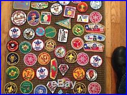 130 + Vintage Bsa Boy Scout Patch Lot WWW Oa Order Of The Arrow Pocket Flaps Etc