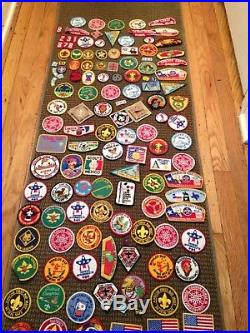 130 + Vintage Bsa Boy Scout Patch Lot WWW Oa Order Of The Arrow Pocket Flaps Etc