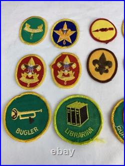 14 Different Vintage Mid to Late 1970's Boy Scout BSA Rank Patches