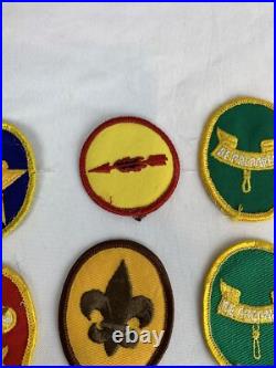 14 Different Vintage Mid to Late 1970's Boy Scout BSA Rank Patches