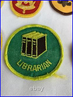 14 Different Vintage Mid to Late 1970's Boy Scout BSA Rank Patches