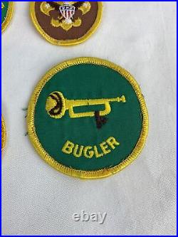 14 Different Vintage Mid to Late 1970's Boy Scout BSA Rank Patches