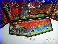 160 PATCHES 10 SETS NOAC 2015 Boy Scout Patches Lodge 559 Wachtschu Mawachpo