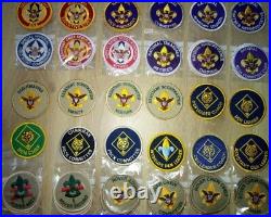 160 x BSA different position patches official and private scout badge lot