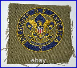 1920s Boy Scout Position Patch Layman on Square CF2