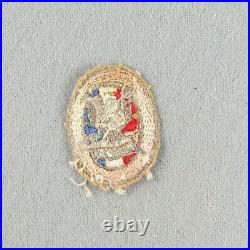 1924 1932 Eagle Scout Rank Patch Cut To Round Type 2 MA241