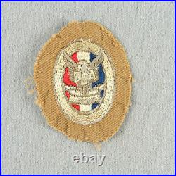 1924 1932 Eagle Scout Rank Patch Partially Cut To Round Type 2 MA240