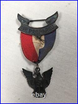 1930 1933 Eagle Scout Award Medal Robbins 2A S1 PO BSA Rank Patch