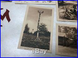 1930's Camp Miakonda Postcards & Swim Patch Lot