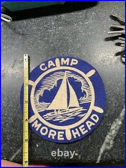 1930s -40s 5 Inch Felt Boy Scout NC Camp Patch