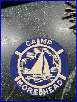 1930s -40s 5 Inch Felt Boy Scout NC Camp Patch