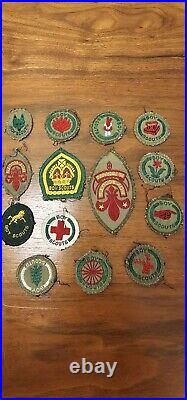 1930s Boy Scouts UK King Scout Printed War Issue Highest Award More Lot Of 14
