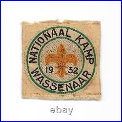 1932 Holland National Jamboree Patch Nationaal Kamp Wassenaar Boy Scouts BP