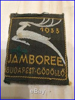 1933 World Jamboree Participant Patch Badge Crest. Hungary Budapest Godollo