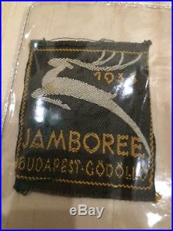 1933 World Jamboree Participant Patch Badge Crest. Hungary Budapest Godollo