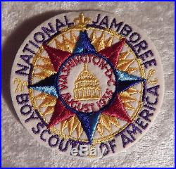 1935 Boy Scout National Jamboree Patch Mint In Package + Railroad Certificate