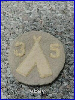 1935 Camp Manhattan Ten Mile River TMR Camp Patch Greater New York Boy Scouts