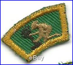 1935 Universal Explorer / Senior Scout Medallion Patch with 2 Title Segments