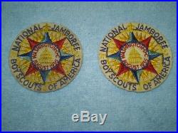 1935 Washington DC Boy Scout of America Jamboree Patch Set