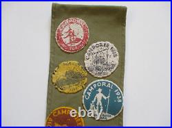 1937 1941 BSA California Camp Wolfboro Service Patrol Felt Patch Sash Patches