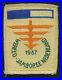 1937-Jamboree-Patch-Boy-Scouts-Unused-dark-blue-halfbar-Camp-VII-RARE-01-vmnd