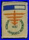 1937-Jamboree-Patch-Unused-dark-blue-halfbar-Camp-VII-RARE-01-nqr