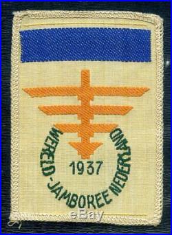 1937 Jamboree RAREST patch, just a few pcs are known! Full blue bar