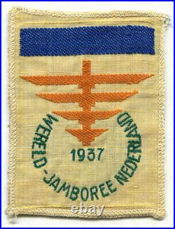 1937 Jamboree dark blue bar Patch, Boy scout patch, R