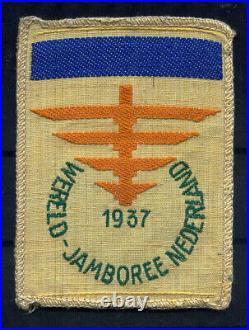 1937 Jamboree dark blue bar Patch, Boy scout patch, R