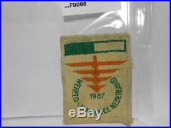 1937 World Jamboree Patch From Us Contingent F9066