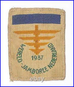 1937 World Scout Jamboree OFFICIAL PARTICIPANT SUB CAMP V (BLUE BAR) Patch