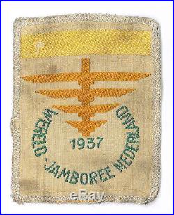 1937 World Scout Jamboree OFFICIAL PARTICIPANTS SUBCAMP I (YELLOW BAR) Patch