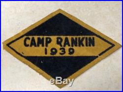 1939 Camp Rankin Felt Camp Patch