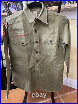1940/1950 Boy Scout Of America Uniform Shirt With Patches