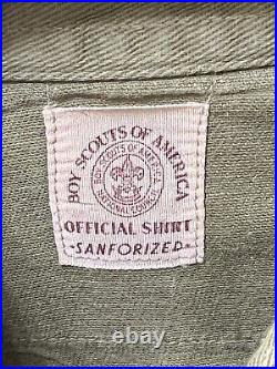 1940/1950 Boy Scout Of America Uniform Shirt With Patches