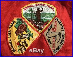 1940s-70s BSA Boy Scouts St Louis Region Vest with44 Patches Irondale Shiloh Medal