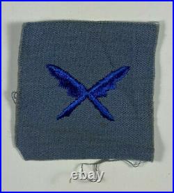 1940s Air Scout BSA Scribe Position Patch Powder Blue HT120