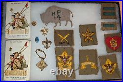 1940s Boy Cub Scouts of America Patches, Badges, Pins, Certificates