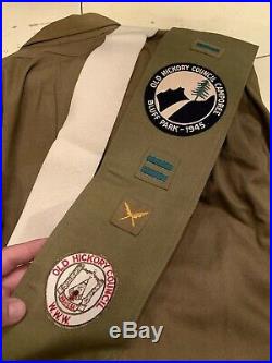 1940s Winston-Salem Boy Scout Eagle Scout Uniform With OA Sash & Patches