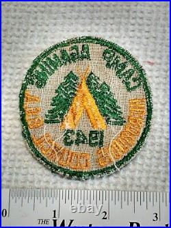 1943 Camp Agaming Huroquois Council BSA Boy Scout Camp Patch