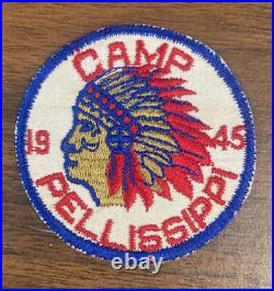 1945 Camp Pellissippi Patch (Mint) Knoxville, Tennessee- Pellissippi Lodge 230