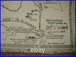 1948 Boy Scout Philmont Ranch Maps Guide Book Geology Manuscript Patch Lot named
