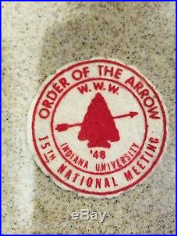 1948 National Order of the Arrow Conference NOAC Felt Patch