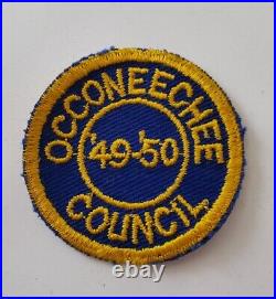 1949 1950 Occoneechee Council Patch BSA BOY SCOUTS Of America Vintage New