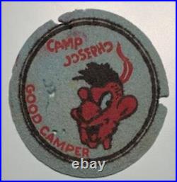 1949-53 blue, felt, Camp Josepho patch Crescent Bay Area council