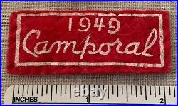 1949 CWC CENTRAL WASHINGTON COUNCIL Boy Scout Camp Camporal Felt PATCHES Segment